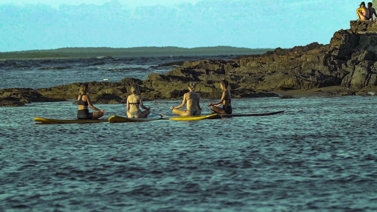 Yoga StandUp na Praia da Concha